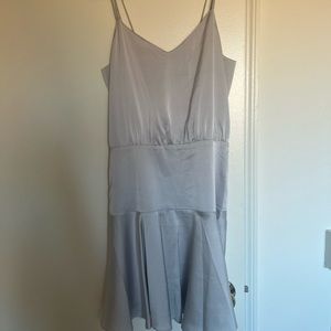 Silky silver Banana Republic dress, only worn once